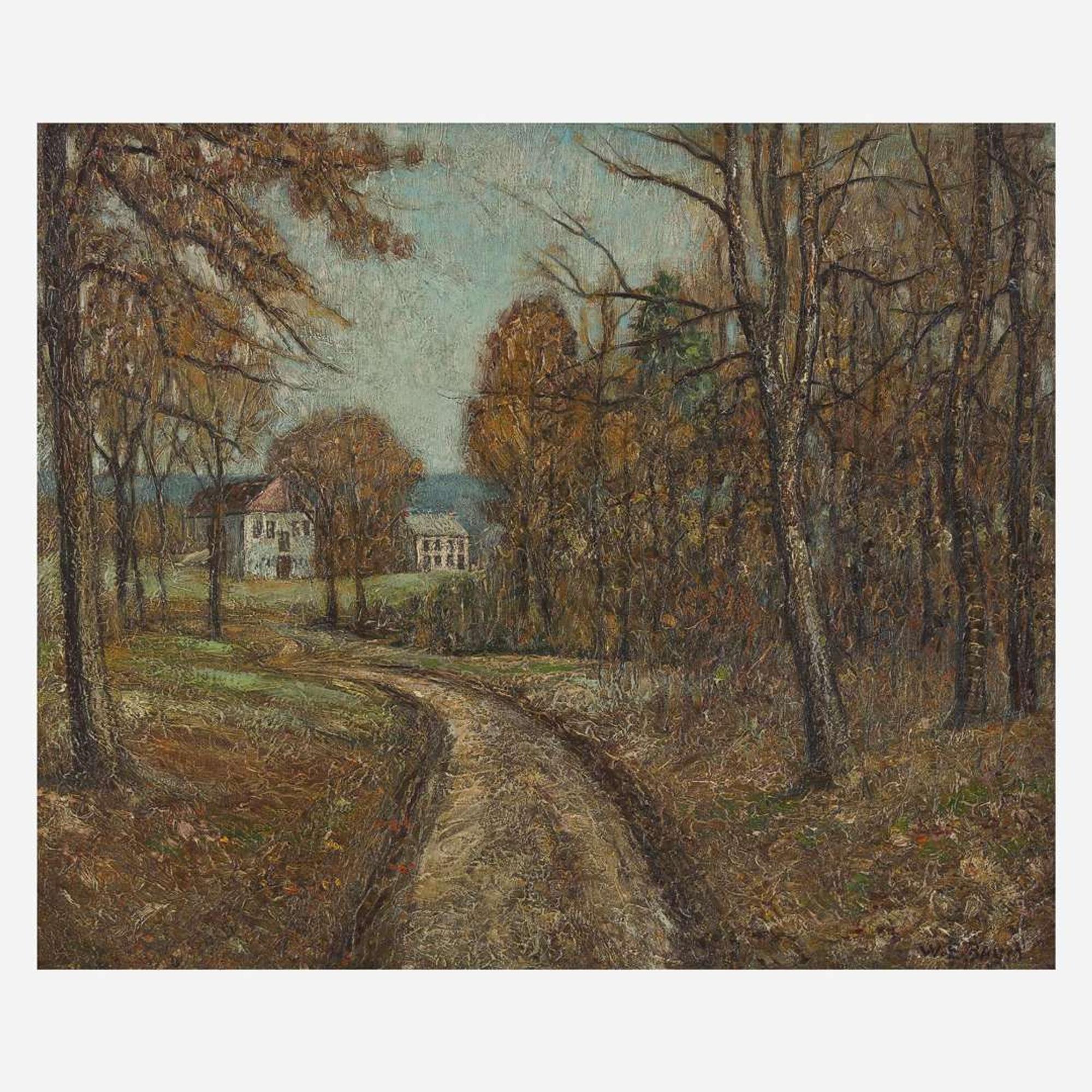 Walter Emerson Baum (American, 1884–1956) Autumn Trees