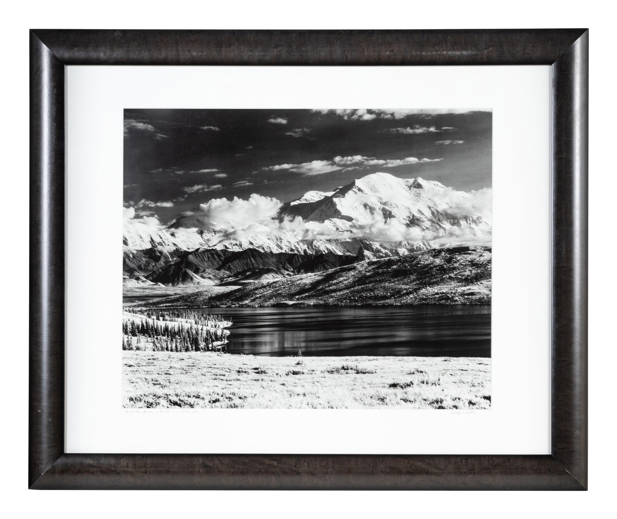 Bradford Washburn (1910-2007) Mount McKinley, Twilight over Wonder Lake, Alaska, 1953