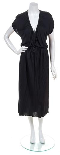 A Gianni Versace for Genny Black Dress, Size 6.