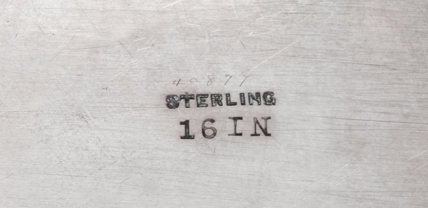 An American Silver Serving Tray