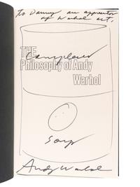 [ARTIST'S BOOK]. WARHOL, Andy (1928-1987). The Philosophy of Andy Warhol (From A to B and Back Again) . New York and London: Harcourt Brace Jovanovich, [1975].