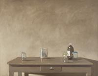 Simple Still Life with Brown Bottle, 1989