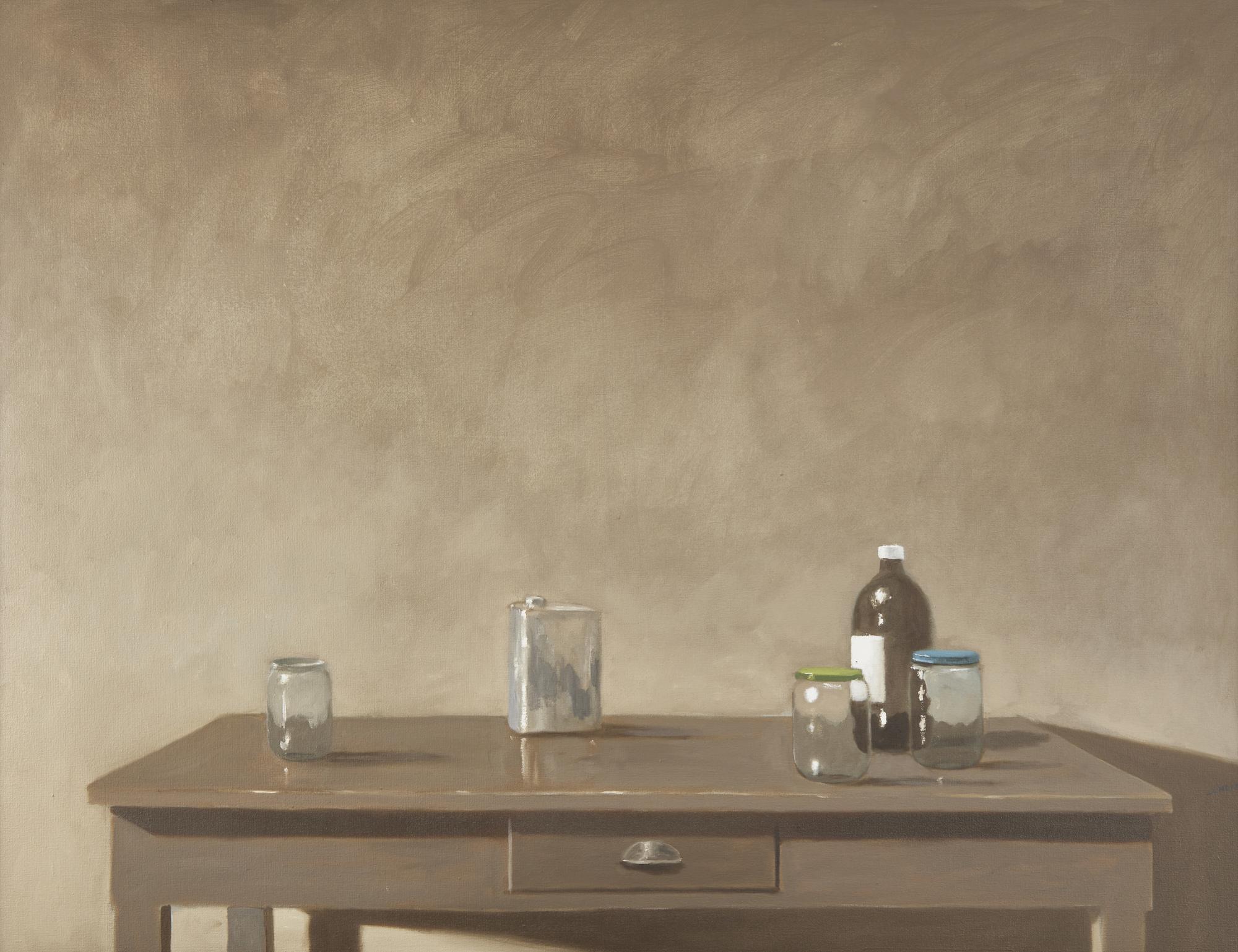 Simple Still Life with Brown Bottle, 1989