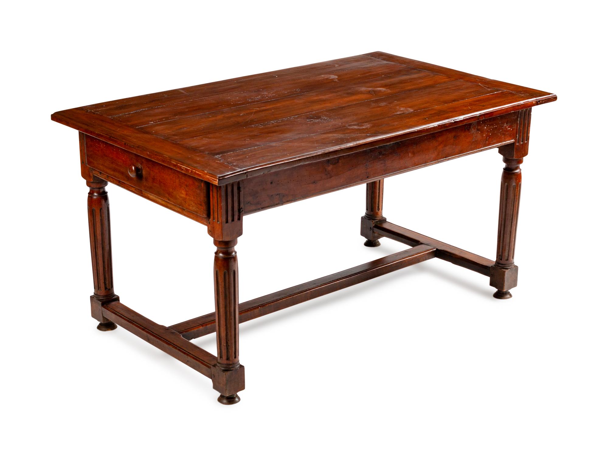 A Louis XVI Provincial Walnut Table — LATE 18TH CENTURY