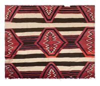 Navajo Late Classic Third Phase Pattern Weaving / Rug