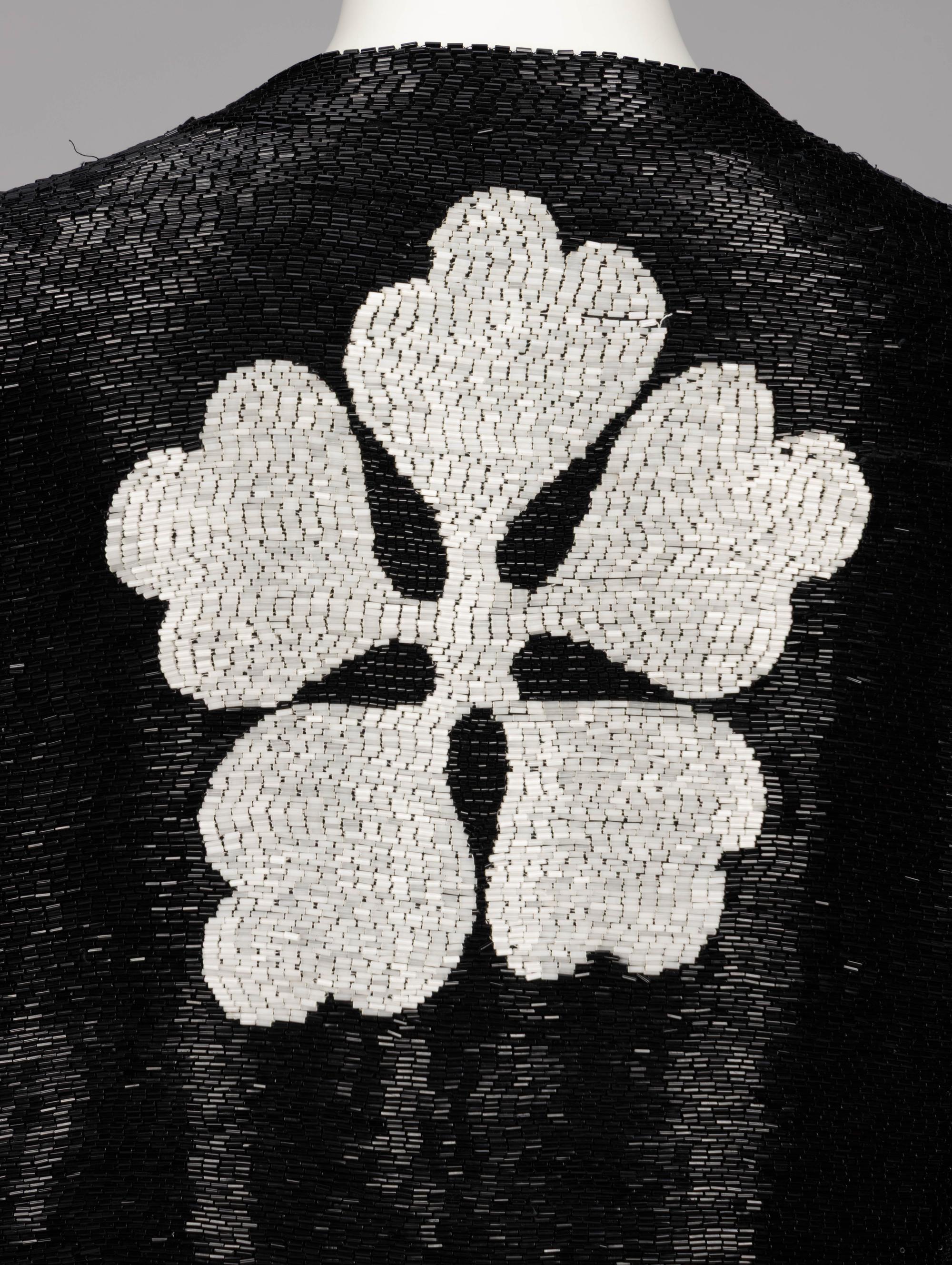 Mollie Parnis, Bugle Bead-Embellished Jacket
