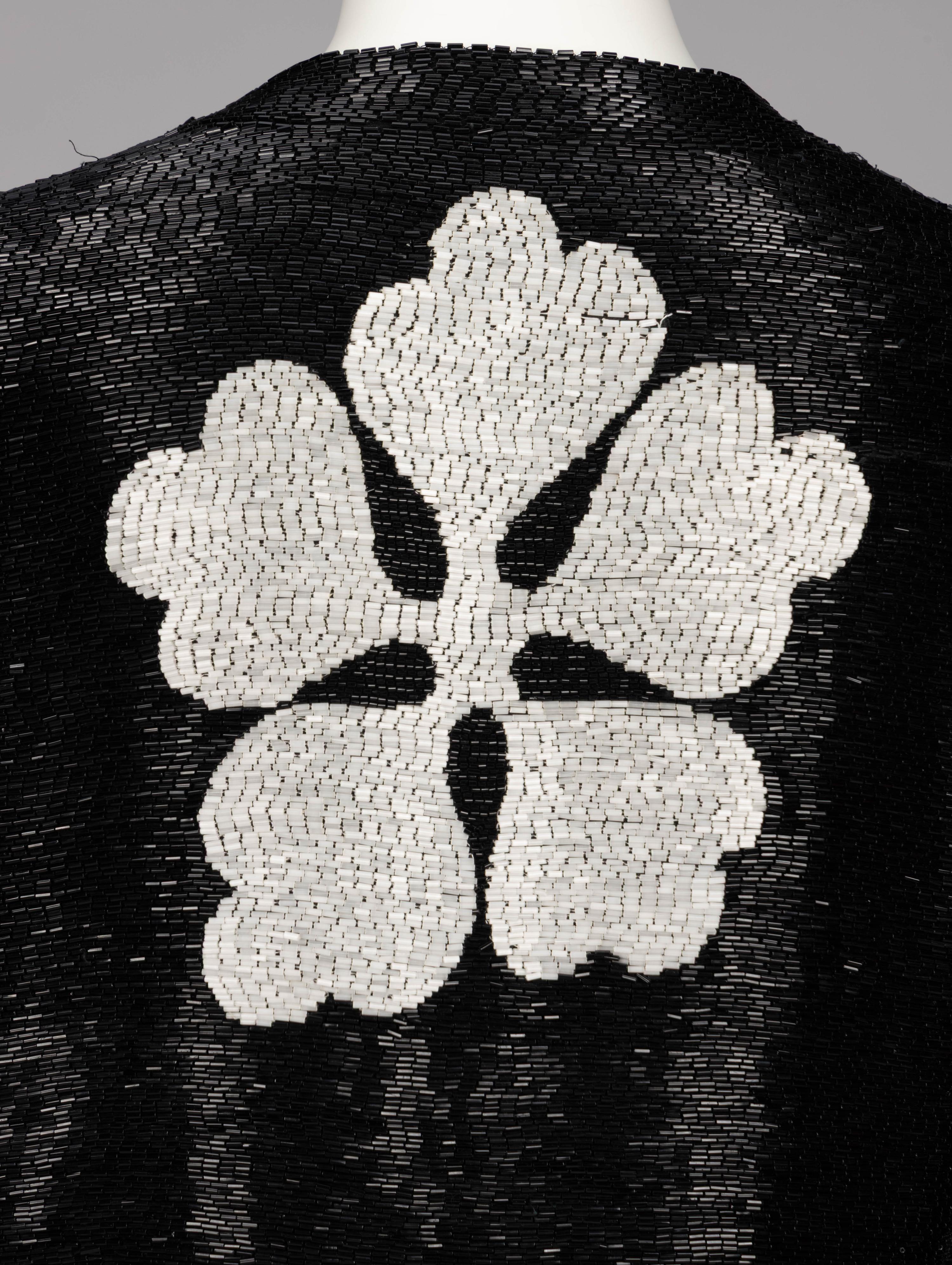 Mollie Parnis, Bugle Bead-Embellished Jacket