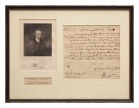 [American Revolution] Henry, Patrick. Autograph Letter, signed