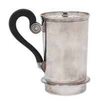 A French Silver Tea Strainer