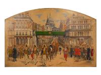 A Royal Procession Down Ludgate Circus