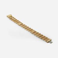An 18K yellow gold bracelet, Manfredi