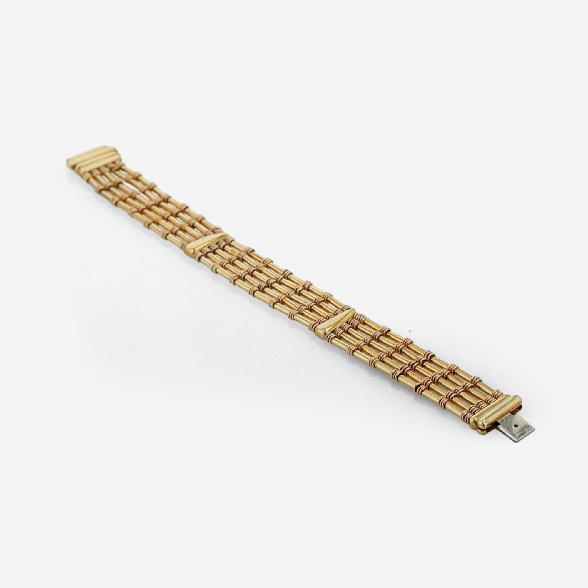 An 18K yellow gold bracelet, Manfredi