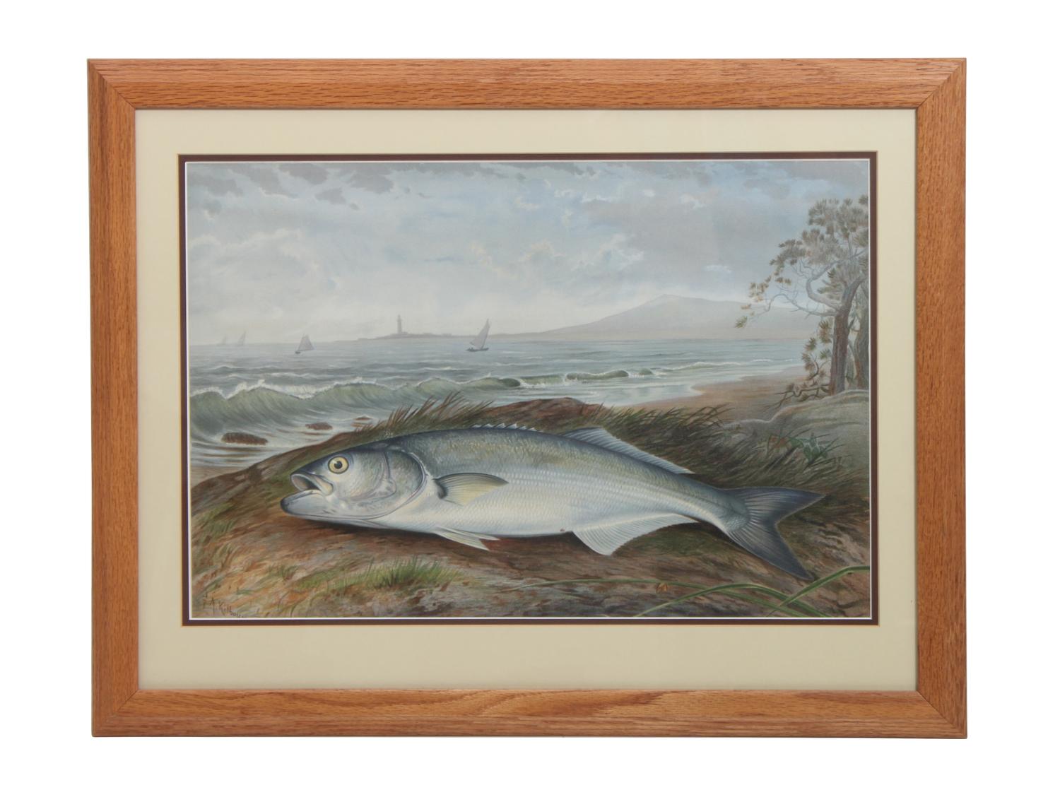 Three Chromolithographs, Samuel l. Kilbourne (American, 1836-1881) Height 14 x width 20 14 inches