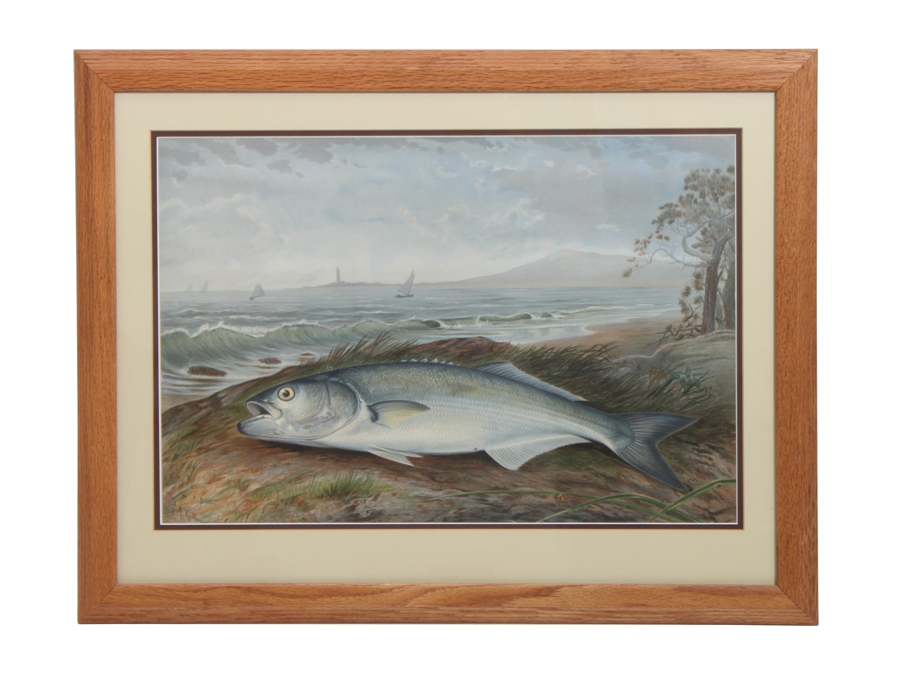 Three Chromolithographs, Samuel l. Kilbourne (American, 1836-1881) Height 14 x width 20 14 inches