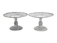A Pair of Tiffany and Co. Silver Tazza