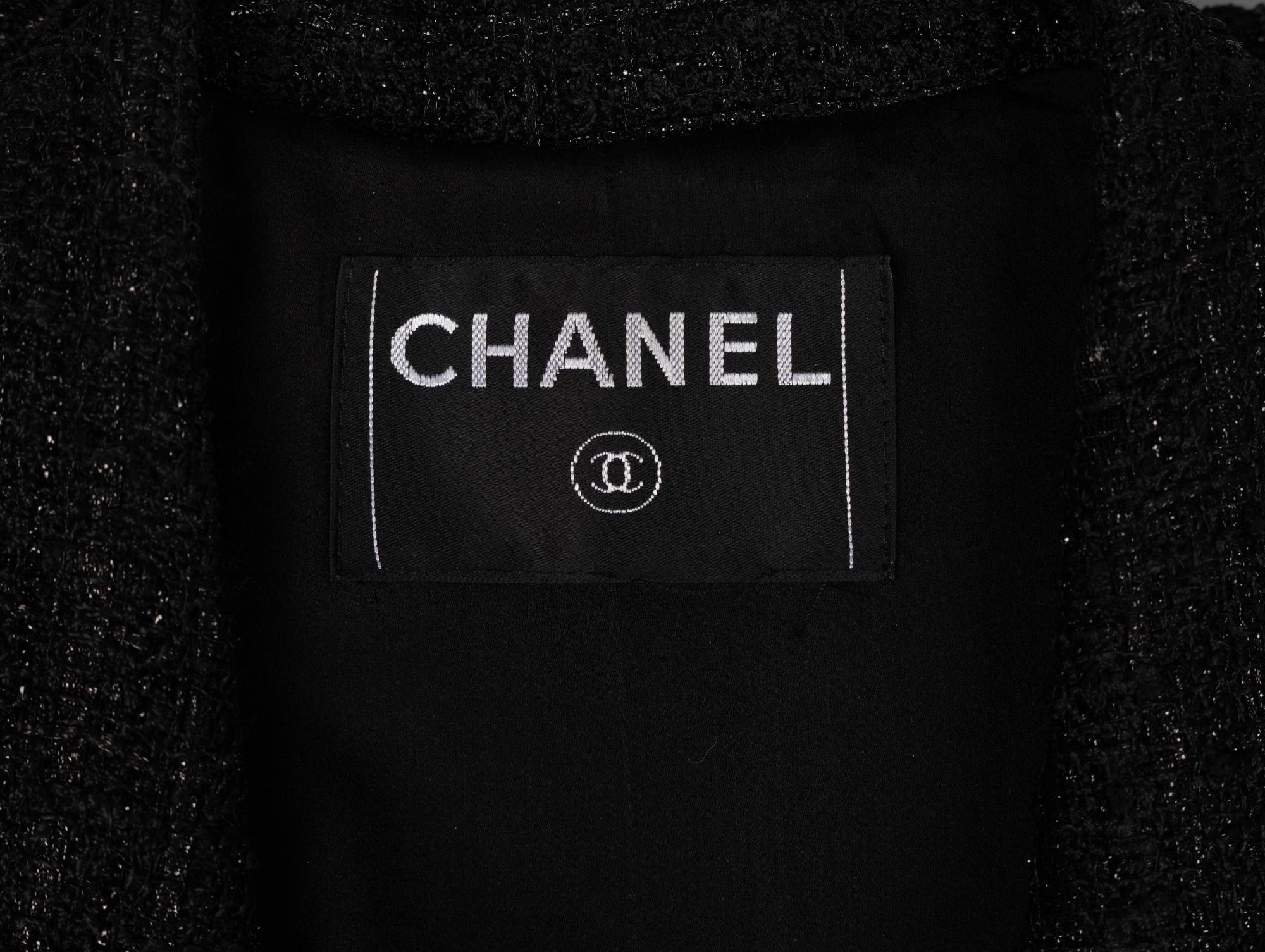 Chanel, Chain-Trimmed Tweed Blazer