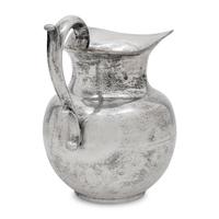 A Mexican Silver Water Pitcher