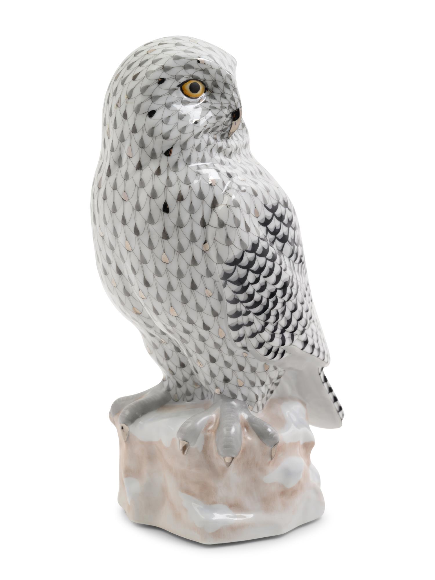 A Herend Porcelain Owl