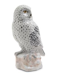 A Herend Porcelain Owl