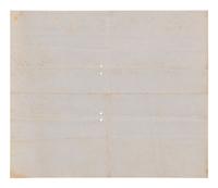 [ENSLAVEMENT]. Receipt for "negro goods, from W. G. Bancroft of Charleston, SC. 1852.