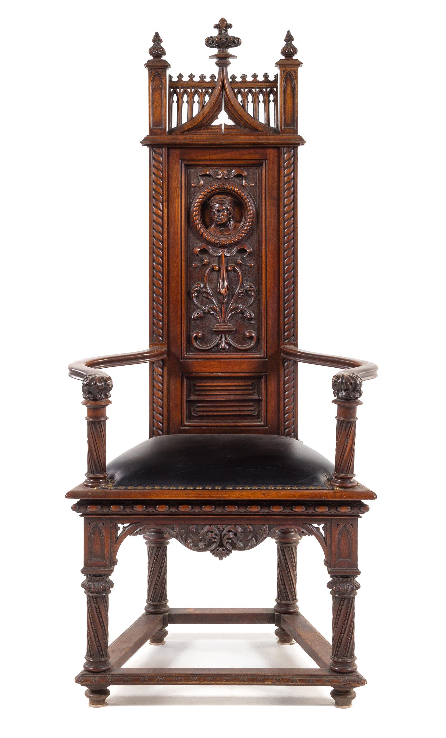 Steven Jones, (British, b. 1959), Untitled (Chair), 1991-1992; together with the subject chair