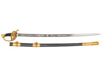 [CIVIL WAR]. Excellent US Model 1850 Staff & Field Officer's sword. Manufactured by Ames, Chicopee, MA.