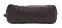 An Hermes Ecru Chevron Tweed and Ebene Leather Tote Bag, 12.5" x 14" x 5".