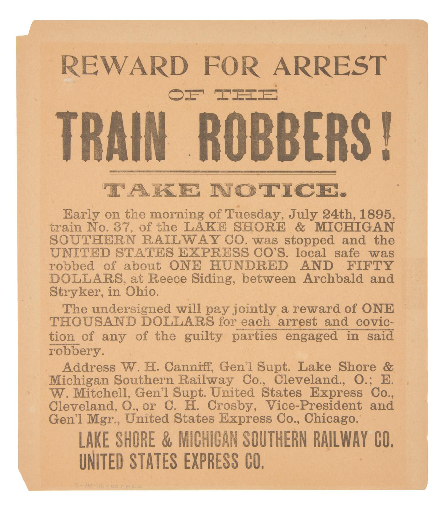 [TRAIN ROBBERY]
