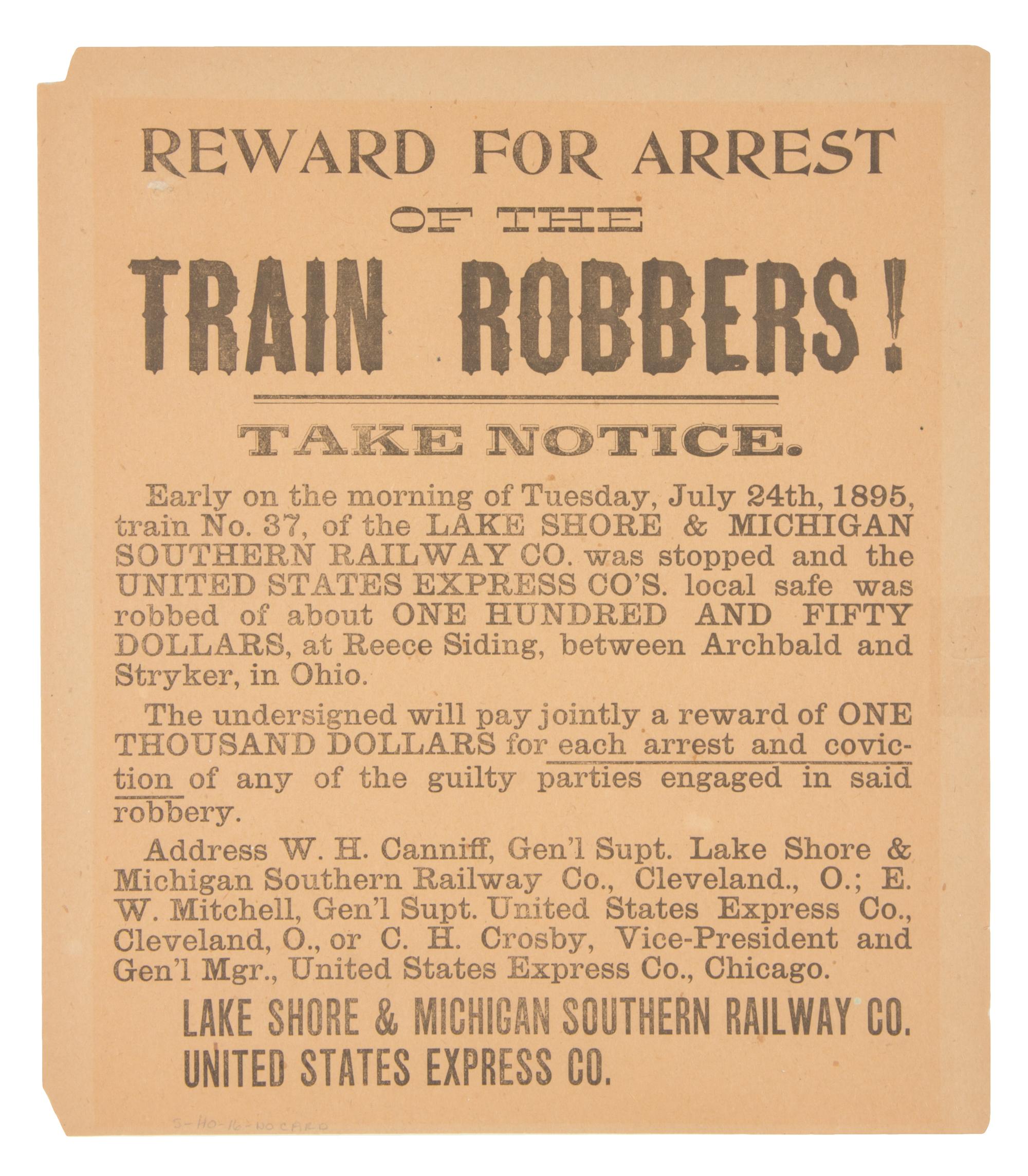 [TRAIN ROBBERY]