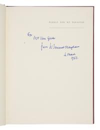 Maugham, W. Somerset (1874-1965). Purely for My Pleasure . Garden City, NY: Doubleday & Company, 1963.