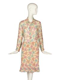 Chanel Floral Silk Ensemble