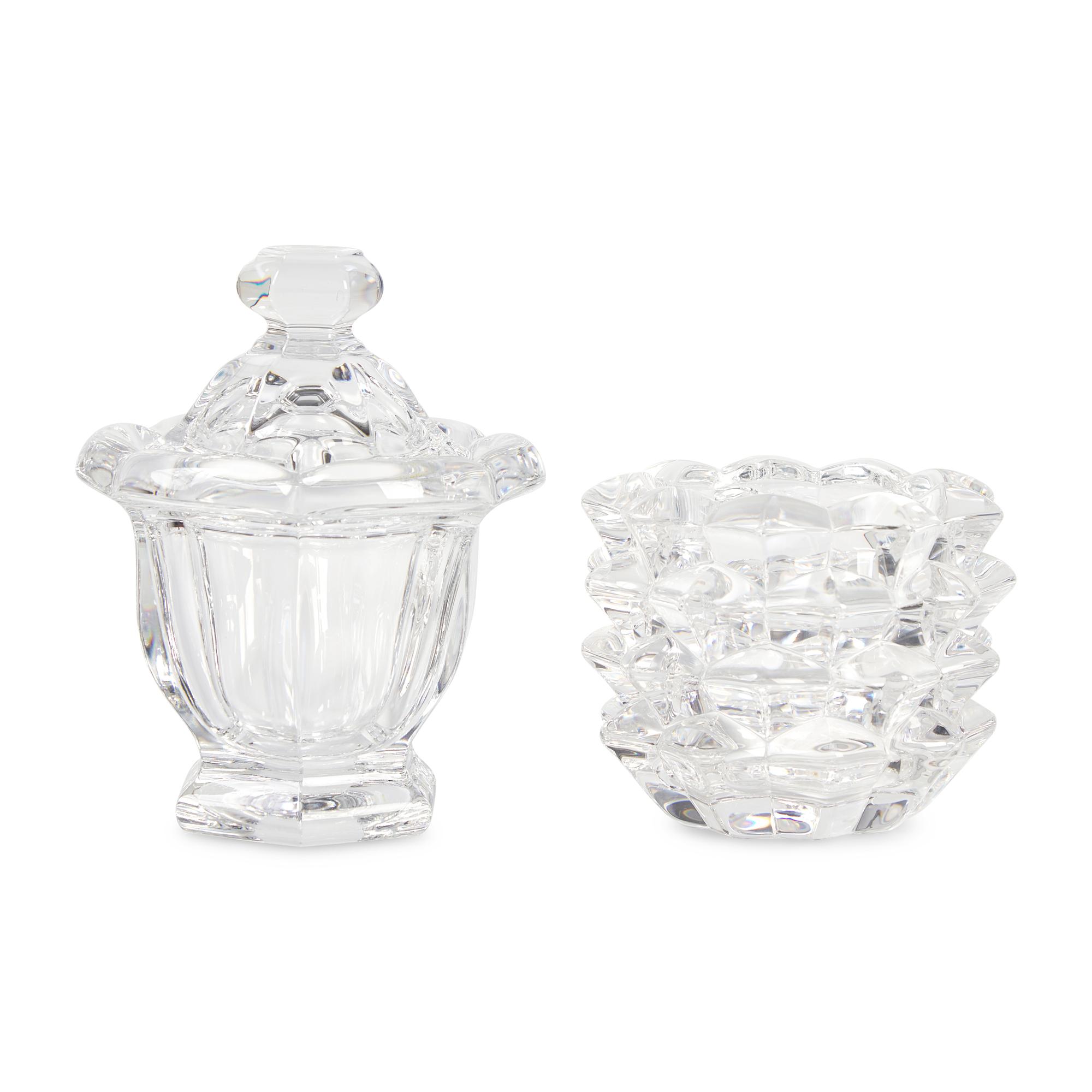 An Assembled Group of Cut Glass Table Items