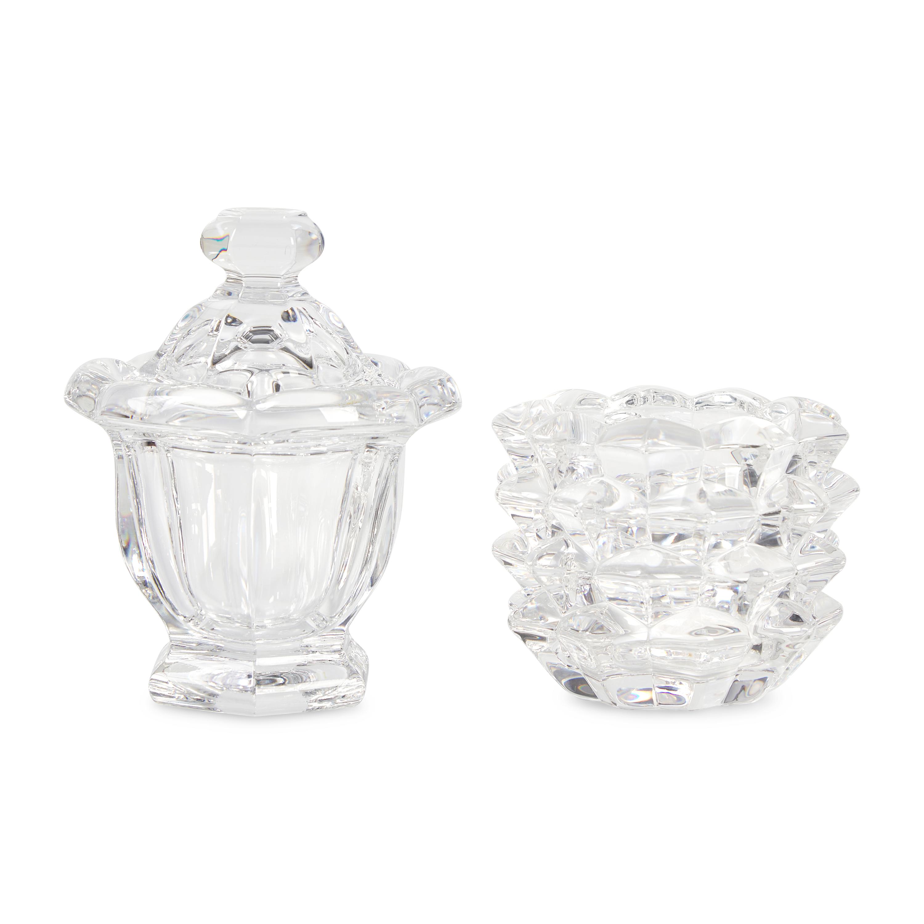 An Assembled Group of Cut Glass Table Items