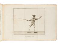 McARTHUR, John (1755-1840). The Army and Navy Gentleman's Companion; or a New and Complete Treatise on the Theory and Practice of Fencing . London: for J. Murray, 1784.