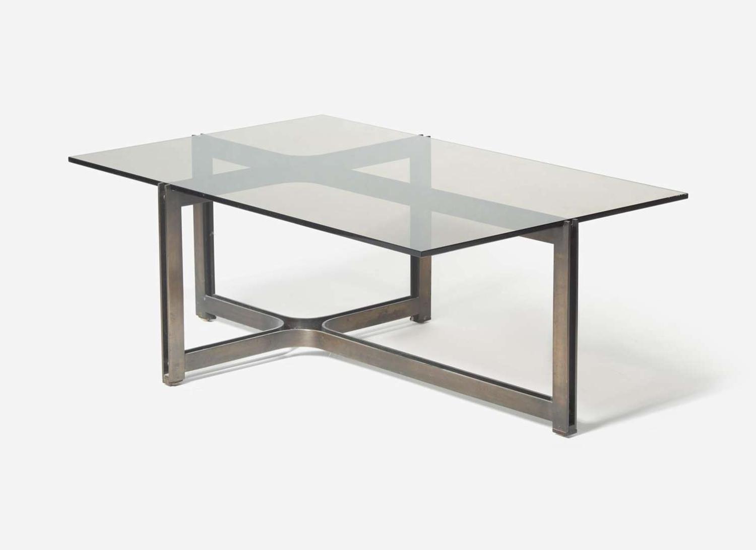 Roger Sprunger for Dunbar, Bronze Coffee Table