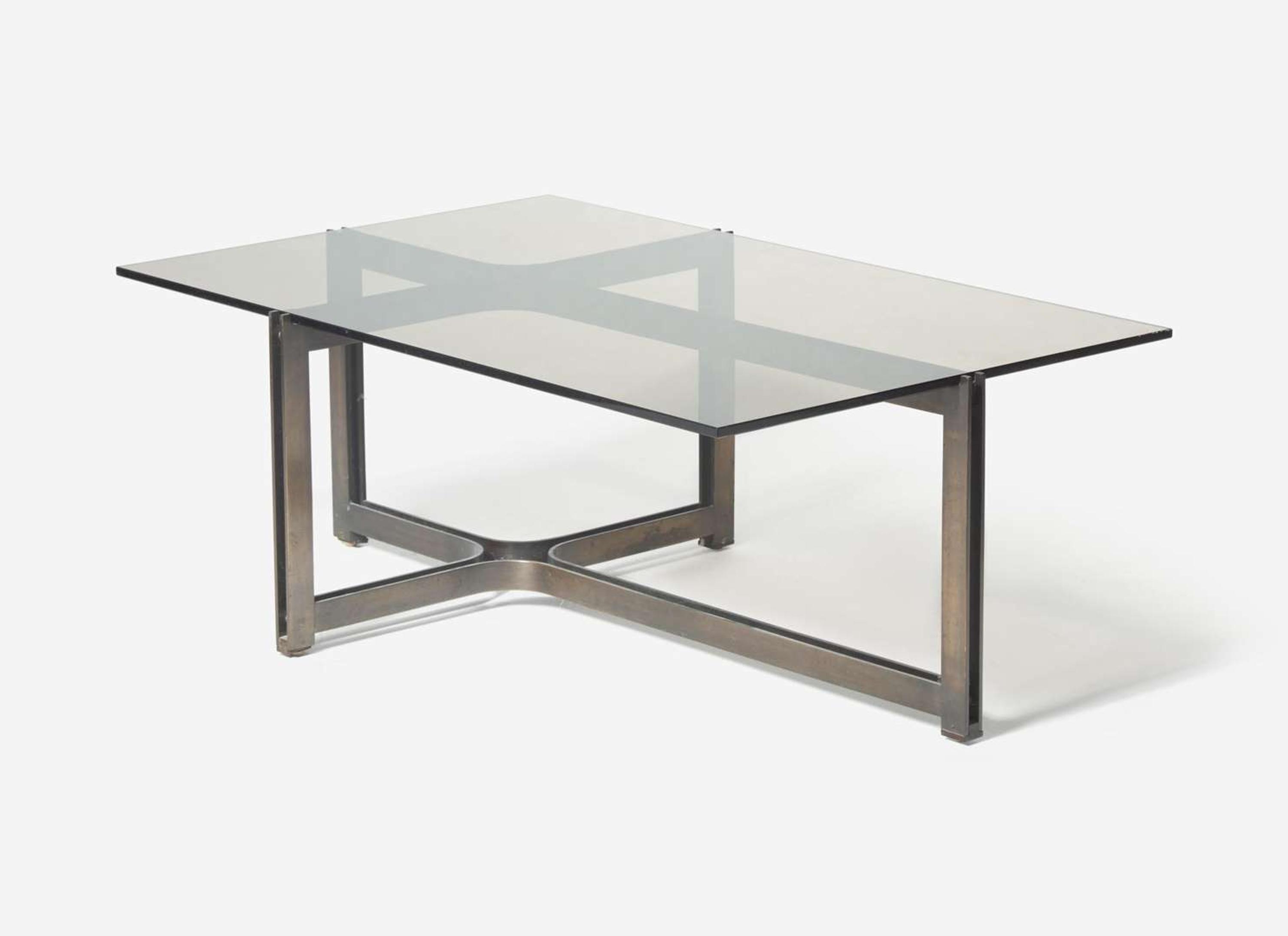 Roger Sprunger for Dunbar, Bronze Coffee Table