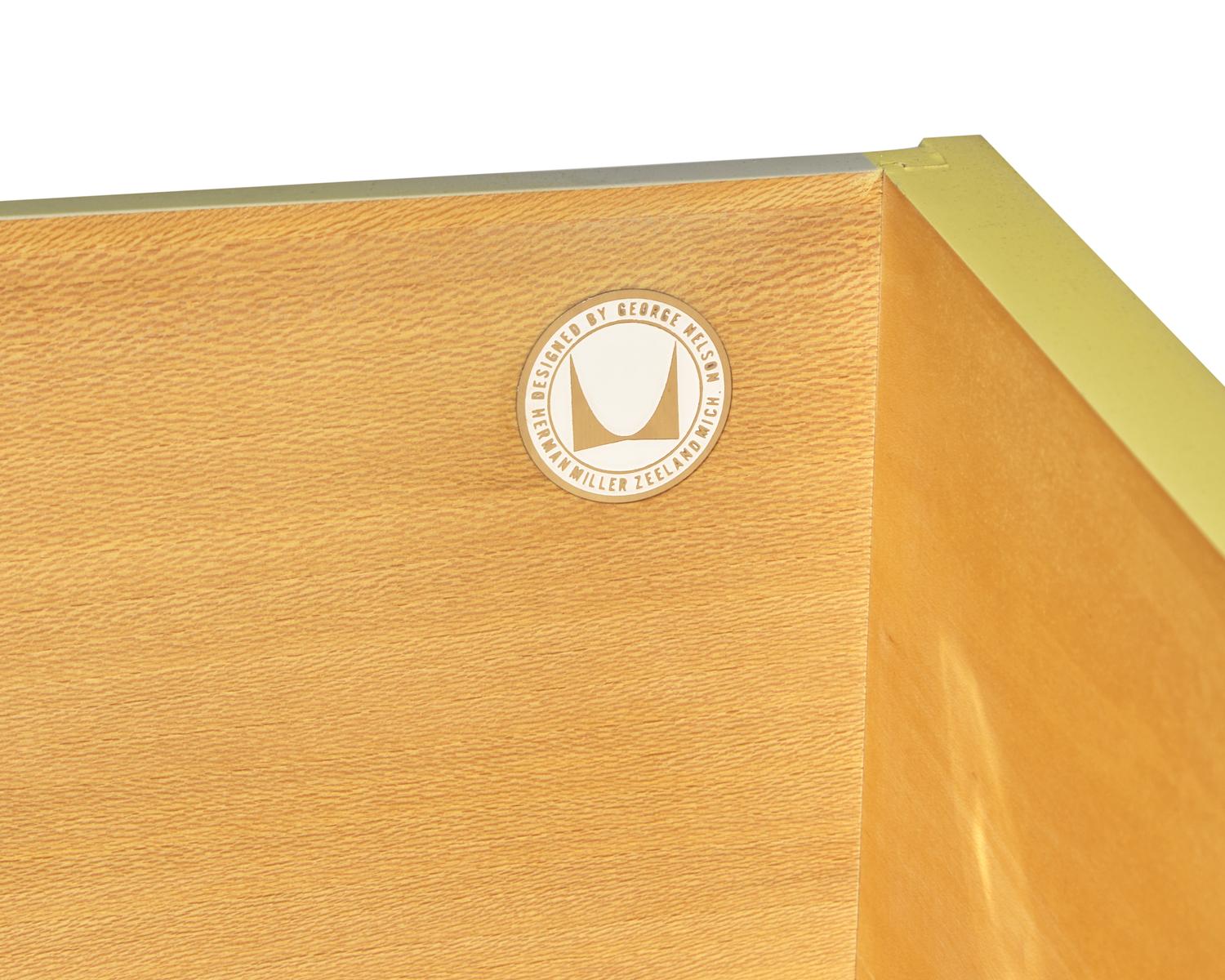 Five steel-frame chests of drawers Herman Miller, USA