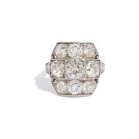 PLATINUM AND DIAMOND RING