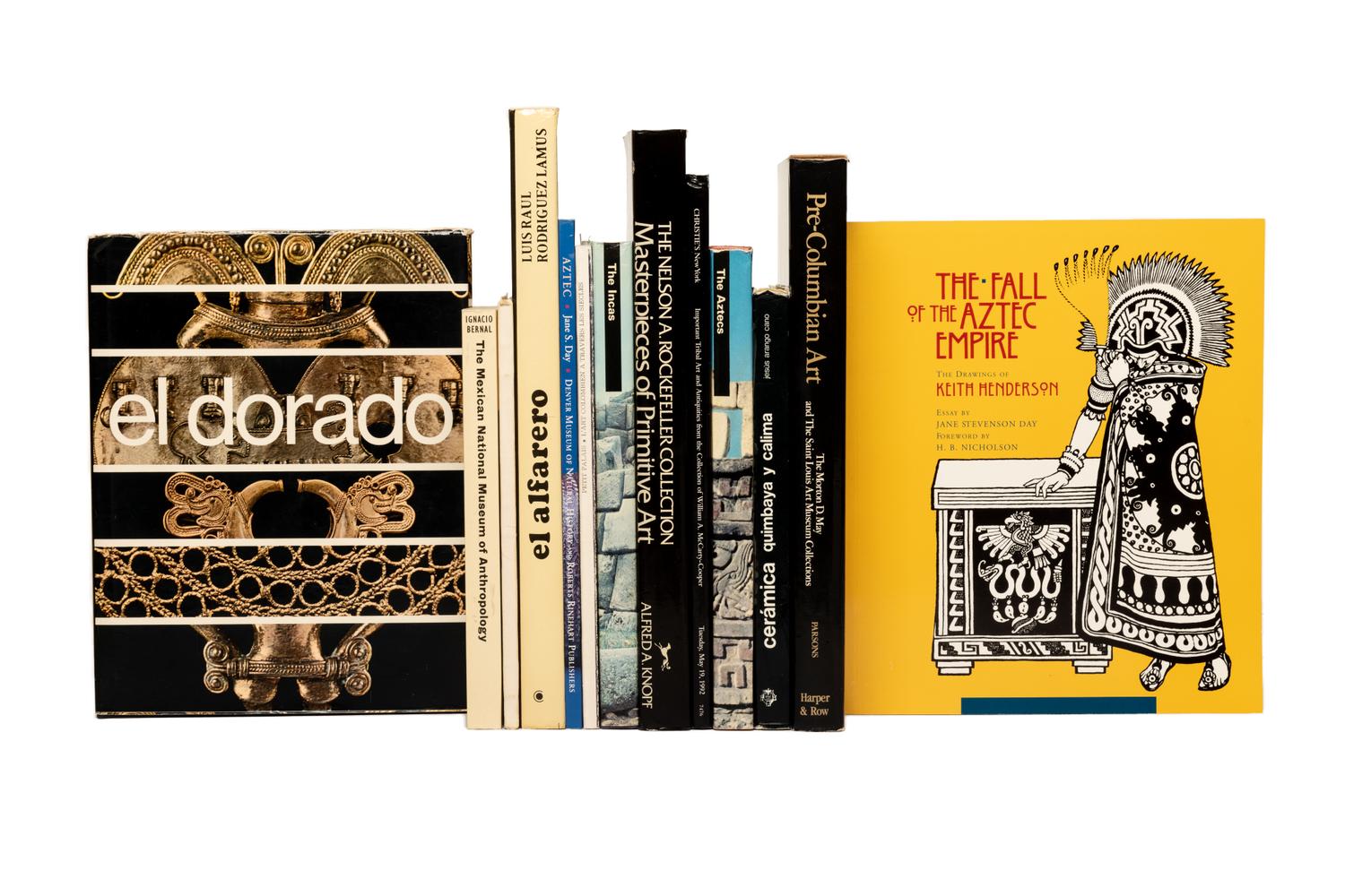 A Collection of Thirteen Pre-Columbian Art Books