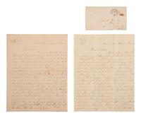 [CIVIL WAR]. War-date letters of Sidney Humphrey Hayden (1813-1890) and Albert "Bert" Hayden (1844-1918), an employee of the United States Military Railroad office in Alexandria, Virginia.