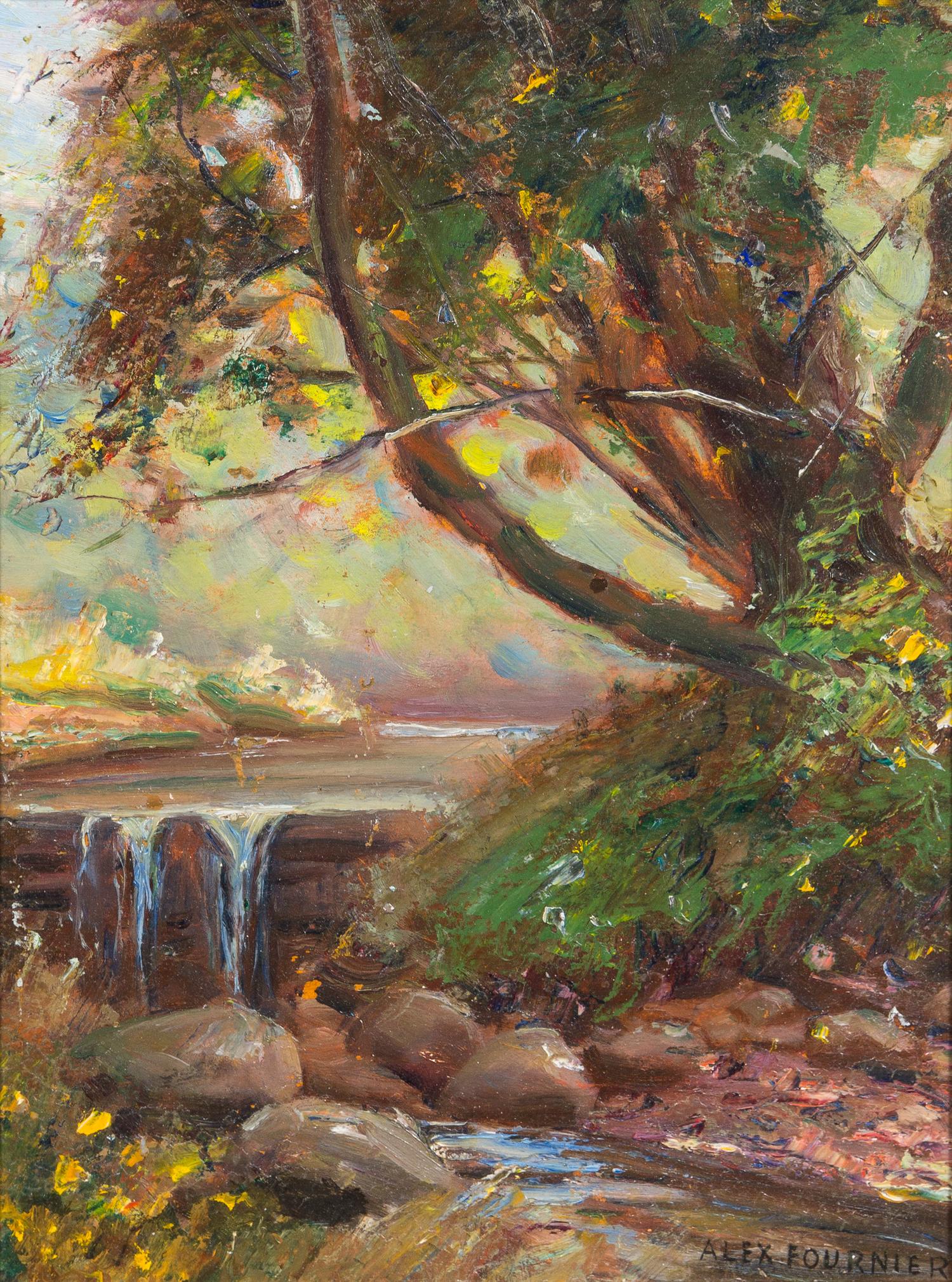 Alexis Jean Fournier, (American, 1865-1948), Landscape