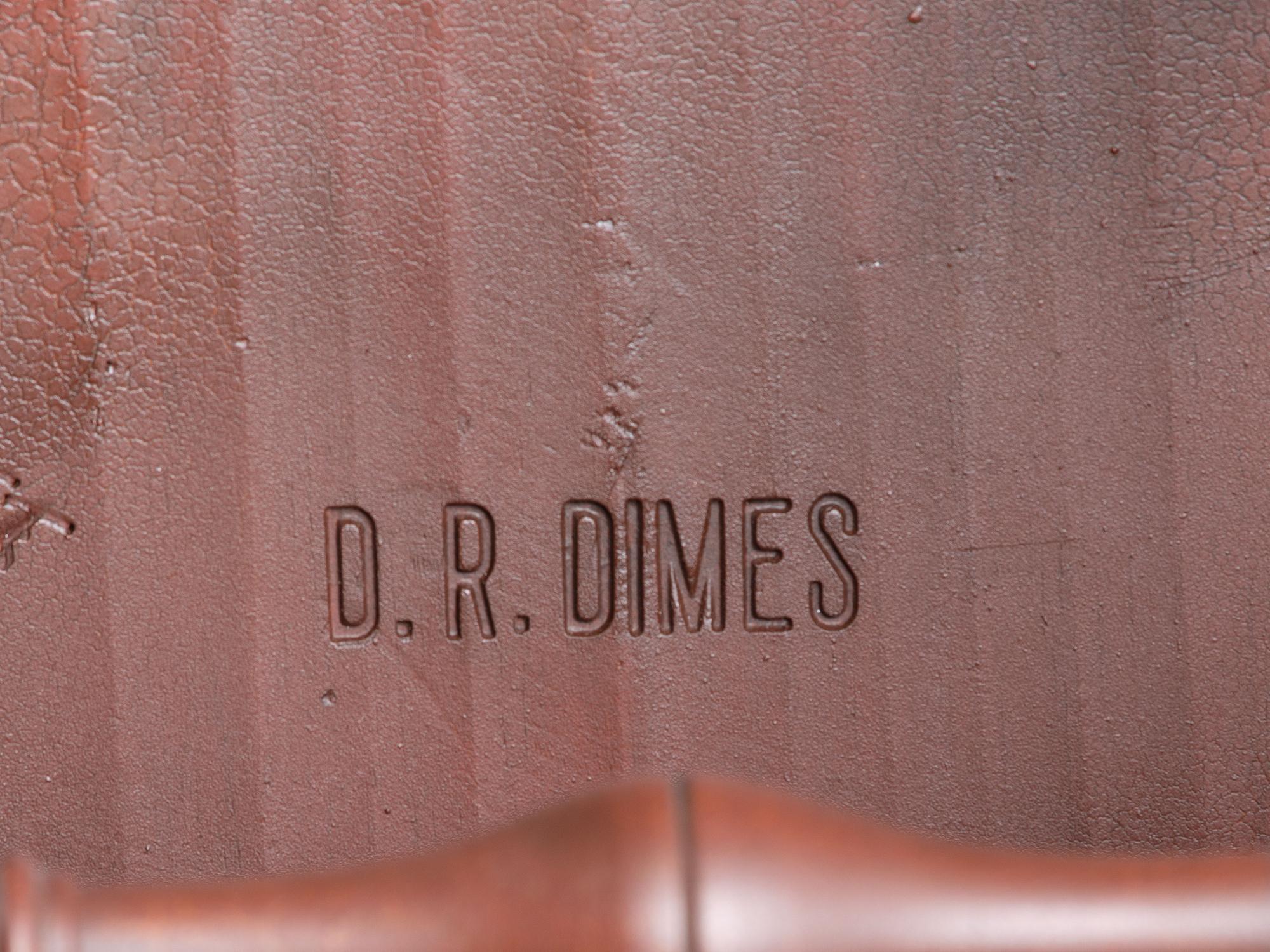 Two D.R. Dimes Brown-Painted Windsor Chairs