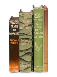 WOLFE, Thomas (1900-1938). A group of 3 first editions, comprising: