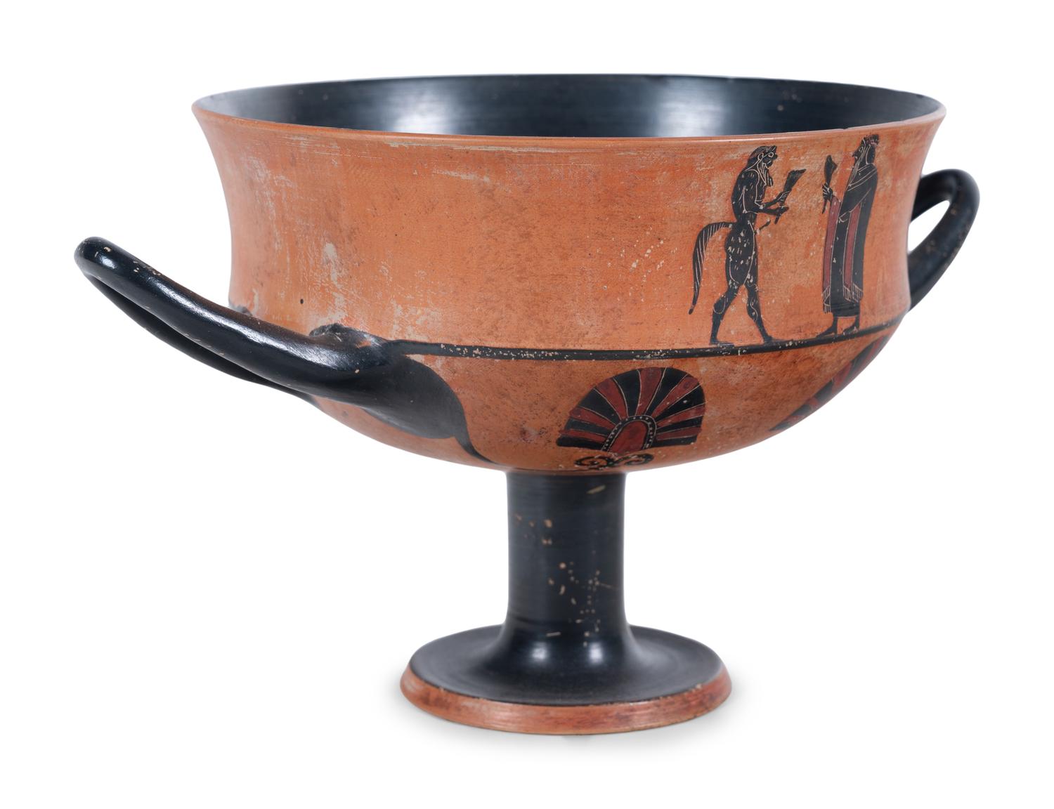 A Greek Style Black-Figured Kantharos
