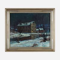George William Sotter (American, 1879–1953) Bucks County Moonlight