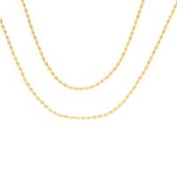 Two Yellow Gold Chain Necklaces