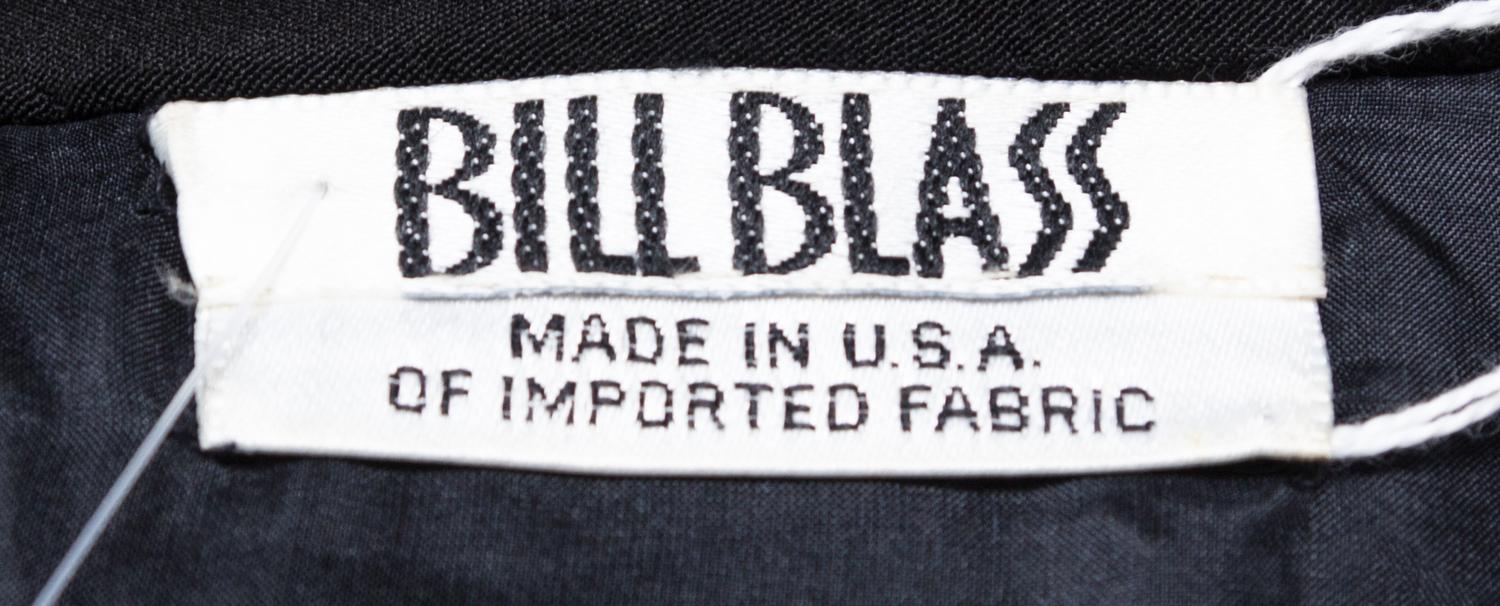 A Bill Blass Black Dress, Size 14.