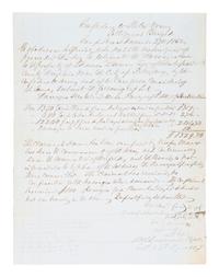[CIVIL WAR] CSA doc sgn'd by capt. of brigade that went farthest into enemy line at Pickett's Charge