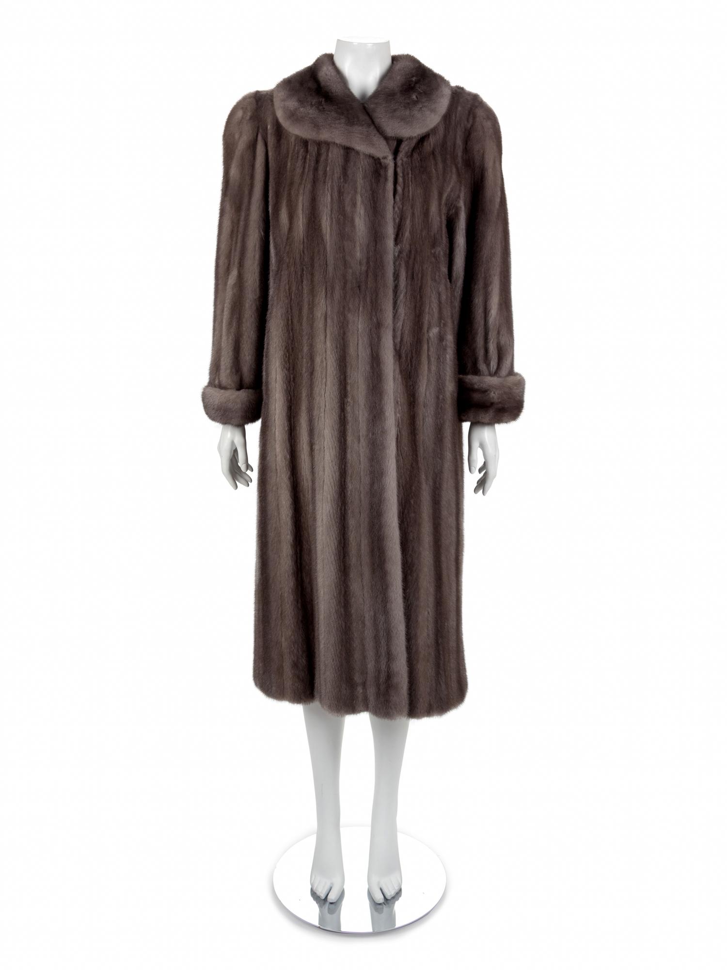 I. Ringler Long Mink Coat, 1990-2000s