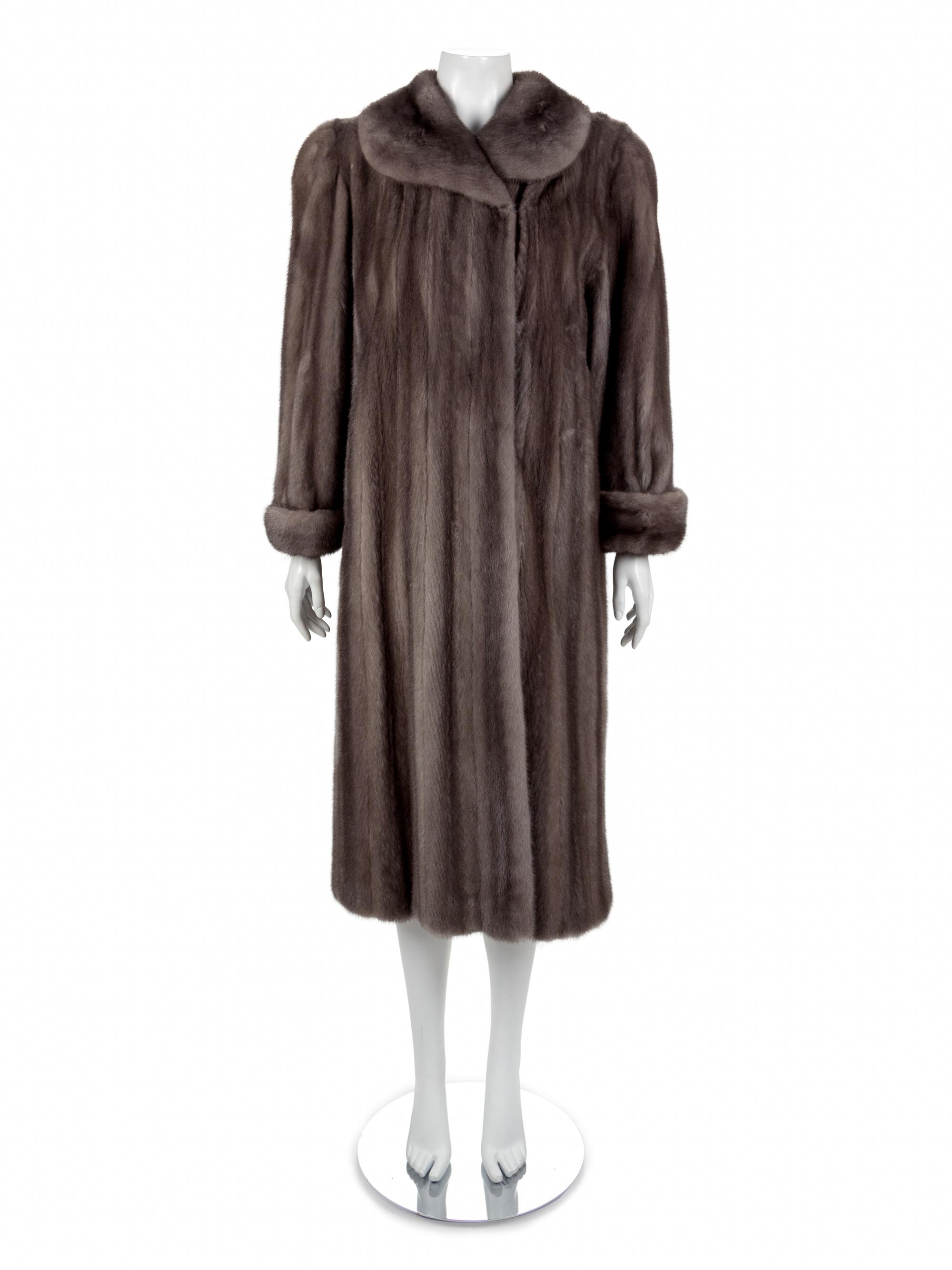 I. Ringler Long Mink Coat, 1990-2000s
